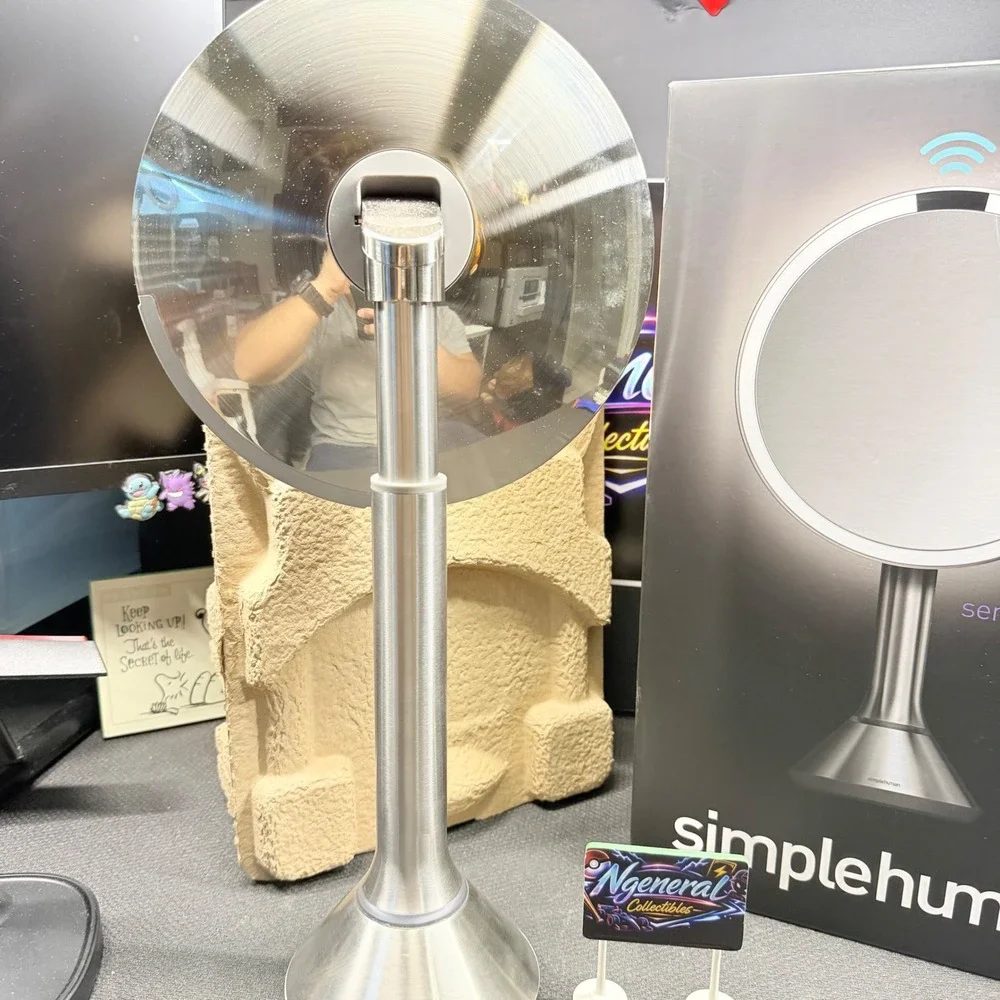 Simplehuman ST3052 Sensor Mirror 5x Magnification Brushed Stainless Steel As-Is